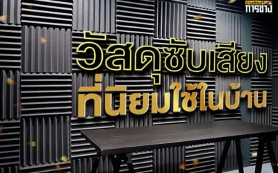 วัสดุซับเสียงที่นิยมใช้ในบ้านมีอะไรบ้าง